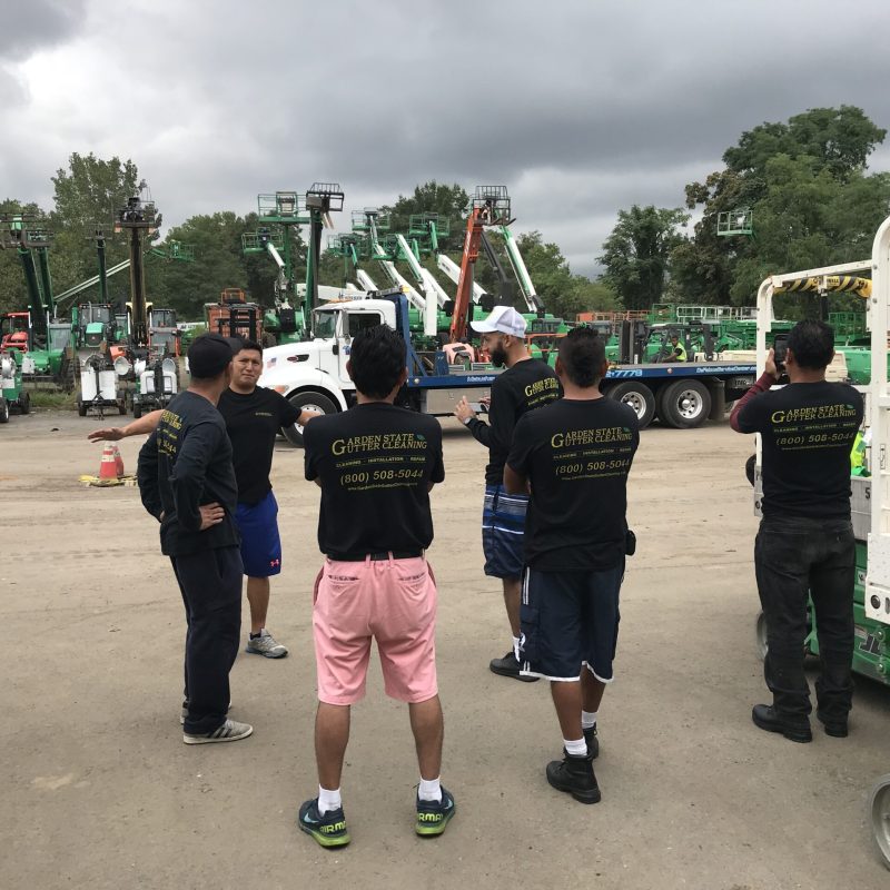 Garden State Gutter Cleaning Team Safety Meeting NJ New Jersey